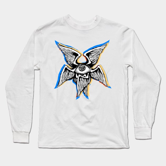 Seraph Seraphim Angel graphic Long Sleeve T-Shirt by Scribble-LeviJo